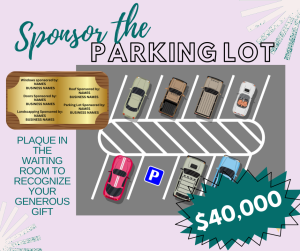 Sponsor Our Parking Lot